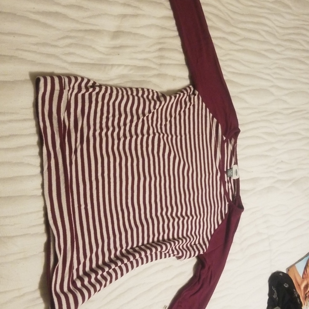 Old navy striped shirt XL
